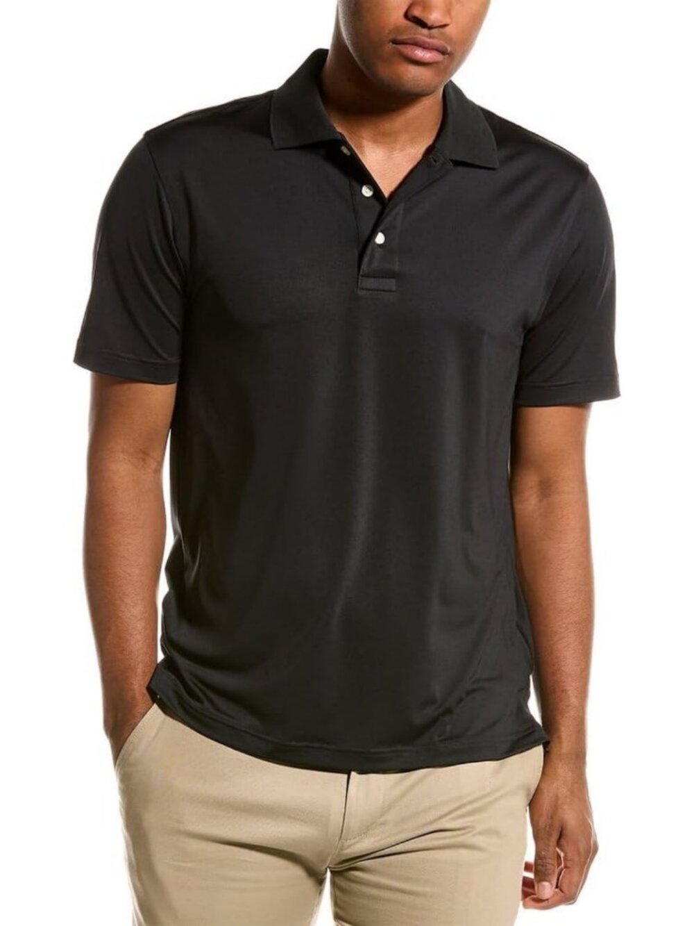 Brooks Brothers Men's Performance Stretch Short Sleeve Solid Polo Shirt